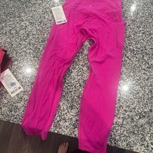 lululemon athletica Hot Pink Performance Leggings